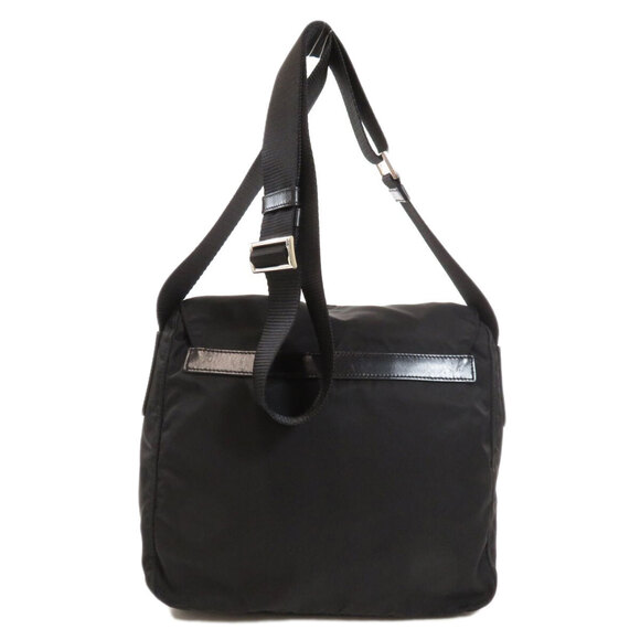 Prada logo plate shoulder bag nylon - Picture 2 of 10